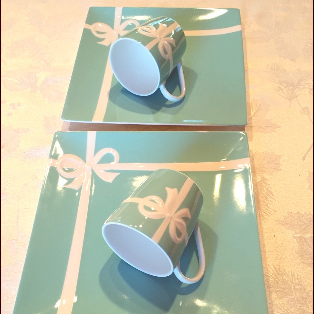 Tiffany and Co Mug and Plate Set